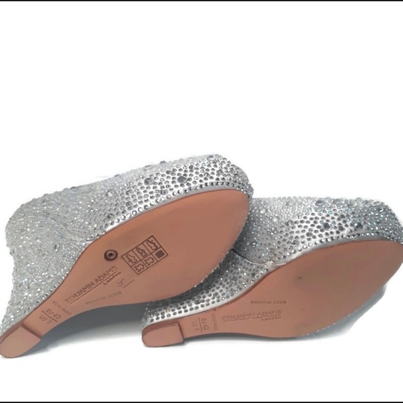 BENJAMIN ADAMS Mila crystal wedges - Picture 4 of 4